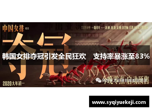 韩国女排夺冠引发全民狂欢　支持率暴涨至83%